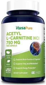 美國 NusaPure 乙醯左旋肉鹼 Acetyl L-Carnitine (ALC) 750mg - 150 粒 - Beauty Xtreme