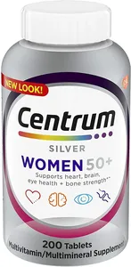 美國 Centrum 銀善存女性 50+ 綜合維他命 (200粒裝) | 葉黃素 鈣質 D3 專為50歲以上女士 護心補腦強骨 - Beauty Xtreme
