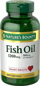 美國 Nature's Bounty 深海魚油 1200mg (200粒大瓶裝) | 高純度 Omega-3 護心通血管 無腥味配方 經檢測除水銀 - Beauty Xtreme