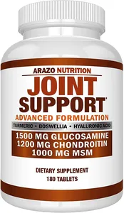 美國 Arazo Nutrition 葡萄糖胺 軟骨素 - 緩解關節補充劑 180 粒 - Beauty Xtreme
