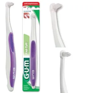 美國 GUM 單束毛 牙刷 防牙周病 End-Tuft Toothbrush 用於難以觸及區域的GUM簇絨牙刷，軟毛 - Beauty Xtreme