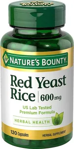 美國 Nature's Bounty 天然紅麴米 600mg (120粒裝) | 穩定膽固醇 降血脂 心血管保健 護心通血管 - Beauty Xtreme