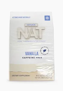 Pruvit KETO//OS® NAT™ 雲呢拿味外源生酮飲 (20包裝/不含咖啡因) | 59分鐘極速入酮 獨家專利N8配方 晚間燃脂 - Beauty Xtreme