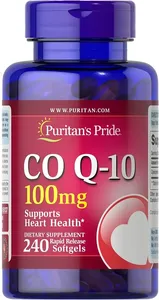 Puritan's Pride 輔酶 CoQ10 100mg (Q-SORB™ 配方) 240粒速釋軟膠囊 縮圖
