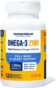Oceanblue Professional Omega-3 2100 - 120 Softgels (60 Servings) Orange Flavor Thumbnail