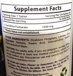 美國 Best Naturals L carnitine 1000mg (左旋肉鹼 左旋卡妮丁) 60粒 運動加速減肥配方 燃燒脂肪 加速消脂 畫廊縮圖 1