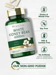 美國 Carlyle White Kidney Bean 白腎豆 白腰豆 6000mg 澱粉阻擋, 食慾抑製, Carb Blocker (200 粒裝) 畫廊縮圖 4