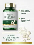美國 Carlyle White Kidney Bean 白腎豆 白腰豆 6000mg 澱粉阻擋, 食慾抑製, Carb Blocker (200 粒裝) 畫廊縮圖 5