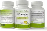Nature's Trove L-Theanine 200mg (120 Veggie Capsules) | Natural Stress Relief, Relaxation & Sleep Quality Support Gallery Thumbnail 1
