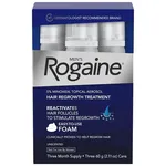 Men's Rogaine 5% Minoxidil Foam for Hair Loss and Hair Regrowth, Topical Treatment for Thinning Hair, 3-Month Supply (US Direct) Gallery Thumbnail 1
