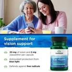 Swanson Synergistic Eye Health,Lutein & Zeaxanthin,60 Softgels Gallery Thumbnail 3