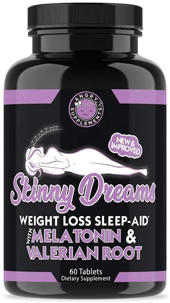 美國 Angry Supplements Skinny Dreams, 全天然減肥夜間睡眠輔助品，隔夜燃燒脂肪，抑制食慾 (60粒) - Beauty Xtreme