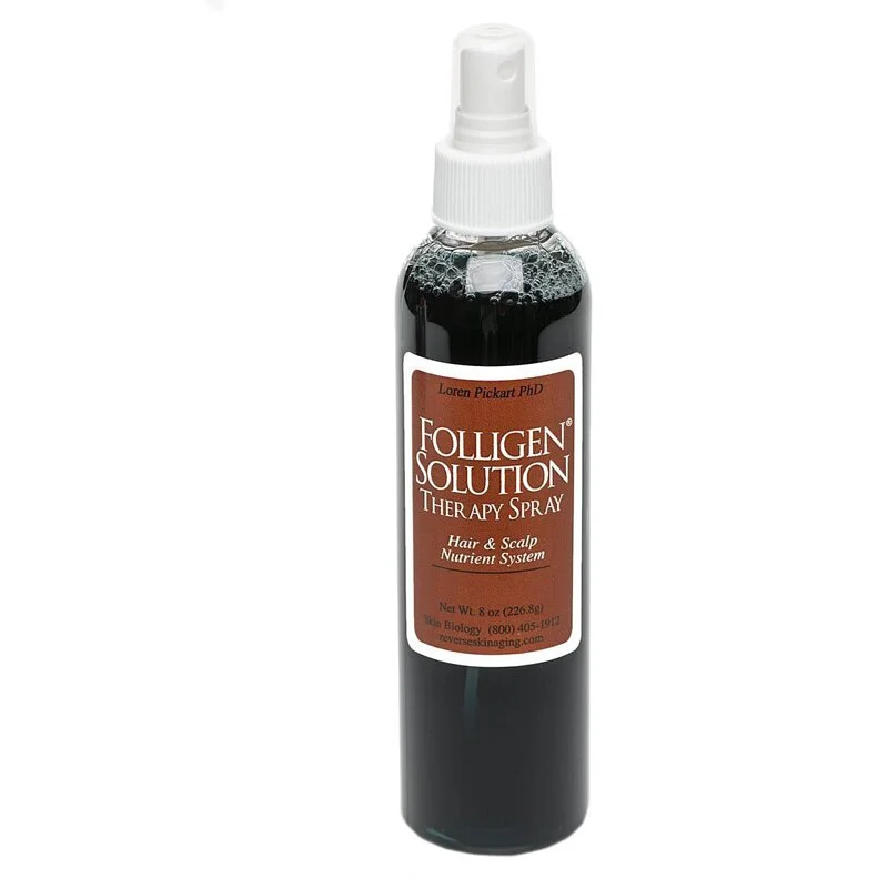 美國 Skin Biology Folligen 藍銅胜肽 GHK-Cu Copper peptides 生髮噴霧 (226.8 g, 8 oz) - Beauty Xtreme