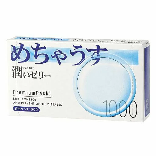 日本不二乳膠 Fuji Latex 1000 水凝超潤滑避孕套 (12隻裝) | 日本製造 銷量No.1 拒絕乾澀 安全防漏 | 情趣用品