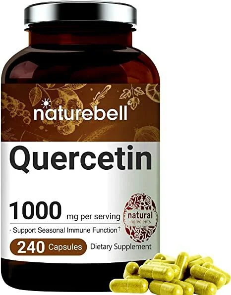 美國 NatureBell 洋蔥素 (槲皮素) 1000mg, 支持免疫系統健康  (240 粒膠囊,) - Beauty Xtreme