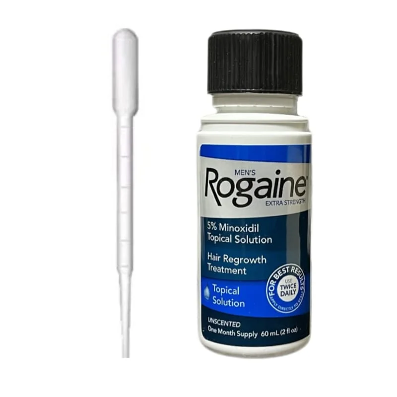 美國 倍健 Rogaine Minoxidil 5% 男士生髮水 一支散裝 x 60ml 跟滴管1支– 共 1 個月用量 (美國代購) - Beauty Xtreme