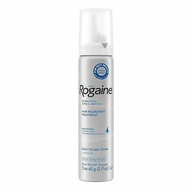 (散裝1支 - 無盒) 美國 倍健 Rogaine Foam 5% Minoxidil 落建男士生髮泡沫1支 – 共 1 個月用量 (美國代購) - Beauty Xtreme
