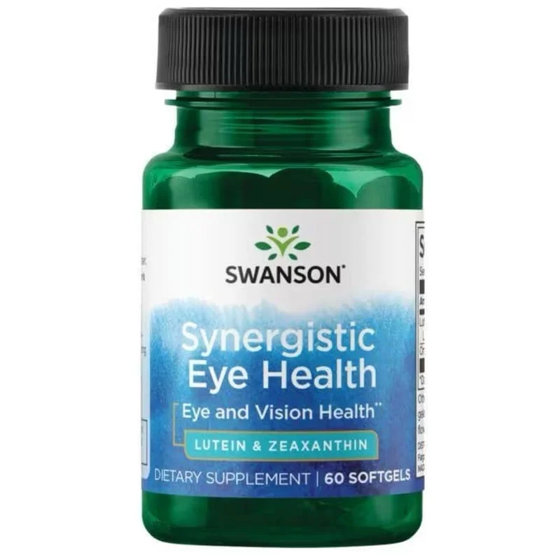 Swanson 葉黃素+玉米黃素,60粒軟膠囊,Synergistic Eye Health,Lutein & Zeaxanthin - Beauty Xtreme