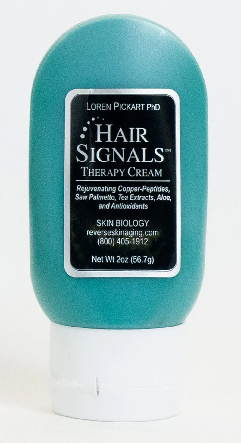美國 Dr. Loren Pickart Hair Signals Therapy Cream 藍銅胜肽 GHK-Cu 生髮乳霜 含 Saw Palmetto 鋸棕櫚 - Beauty Xtreme