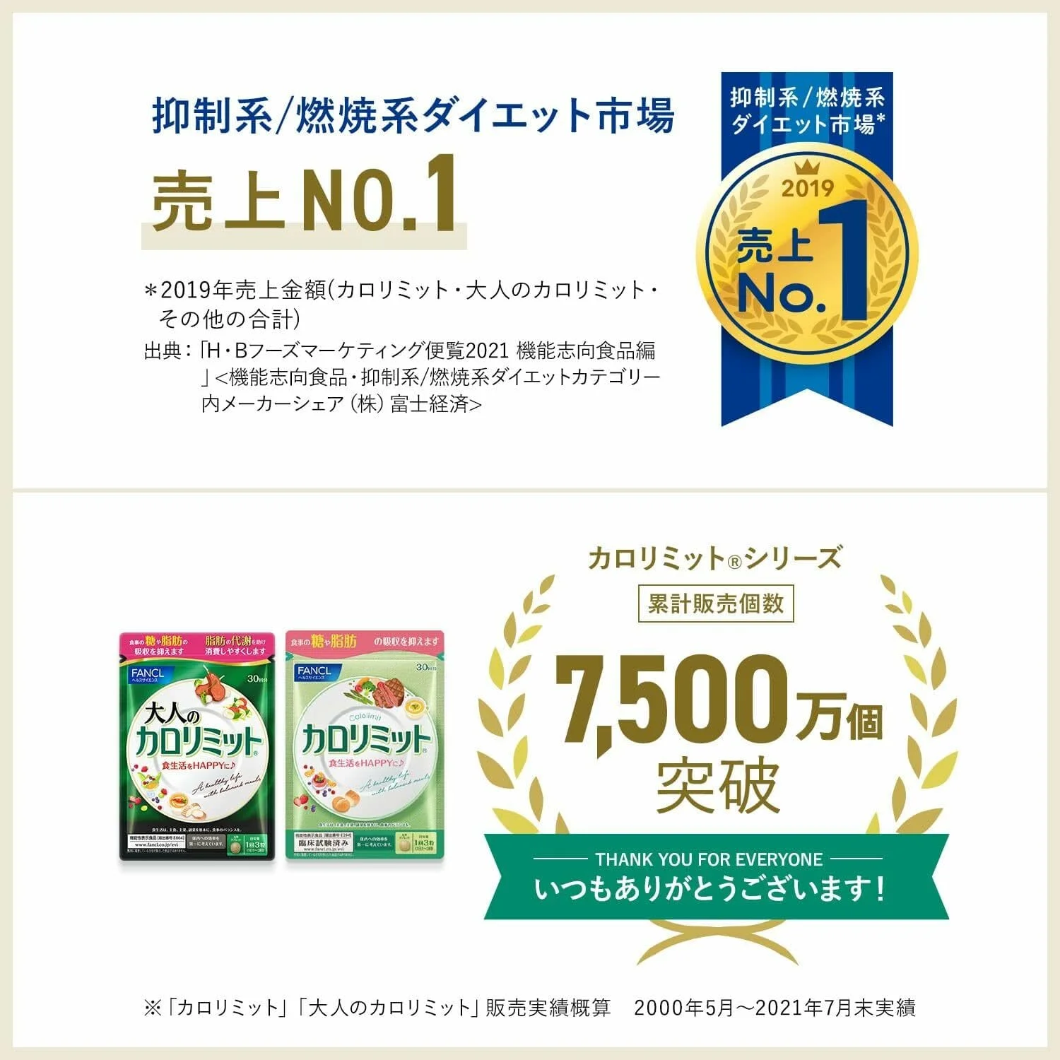 FANCL - 熱量控制丸 大人的卡路里限制 澱粉阻隔 (大人のカロリミット)「新裝加強版」控制丸 90粒 (30日量) - 圖片 9