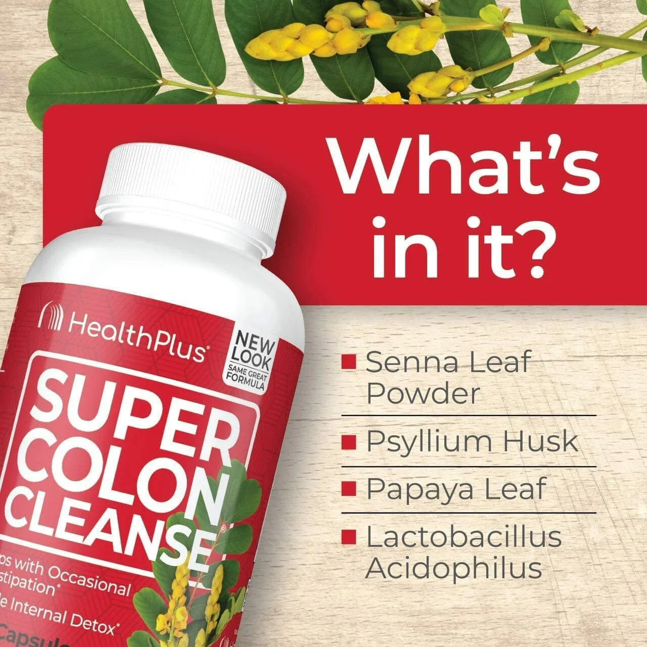 Health Plus Super Colon Cleanse: 10-Day Cleanse -Detox | More than 1 Cleanse, 60 Count (Pack of 1) - Image 5