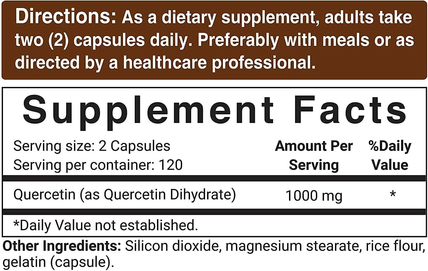NatureBell Quercetin 1000mg, Supports Immune System Health (240 Capsules) - Image 1