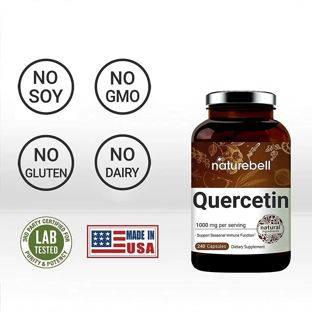 NatureBell Quercetin 1000mg, Supports Immune System Health (240 Capsules) - Image 2