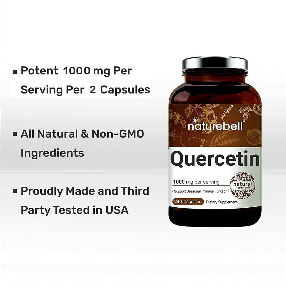 NatureBell Quercetin 1000mg, Supports Immune System Health (240 Capsules) - Image 3