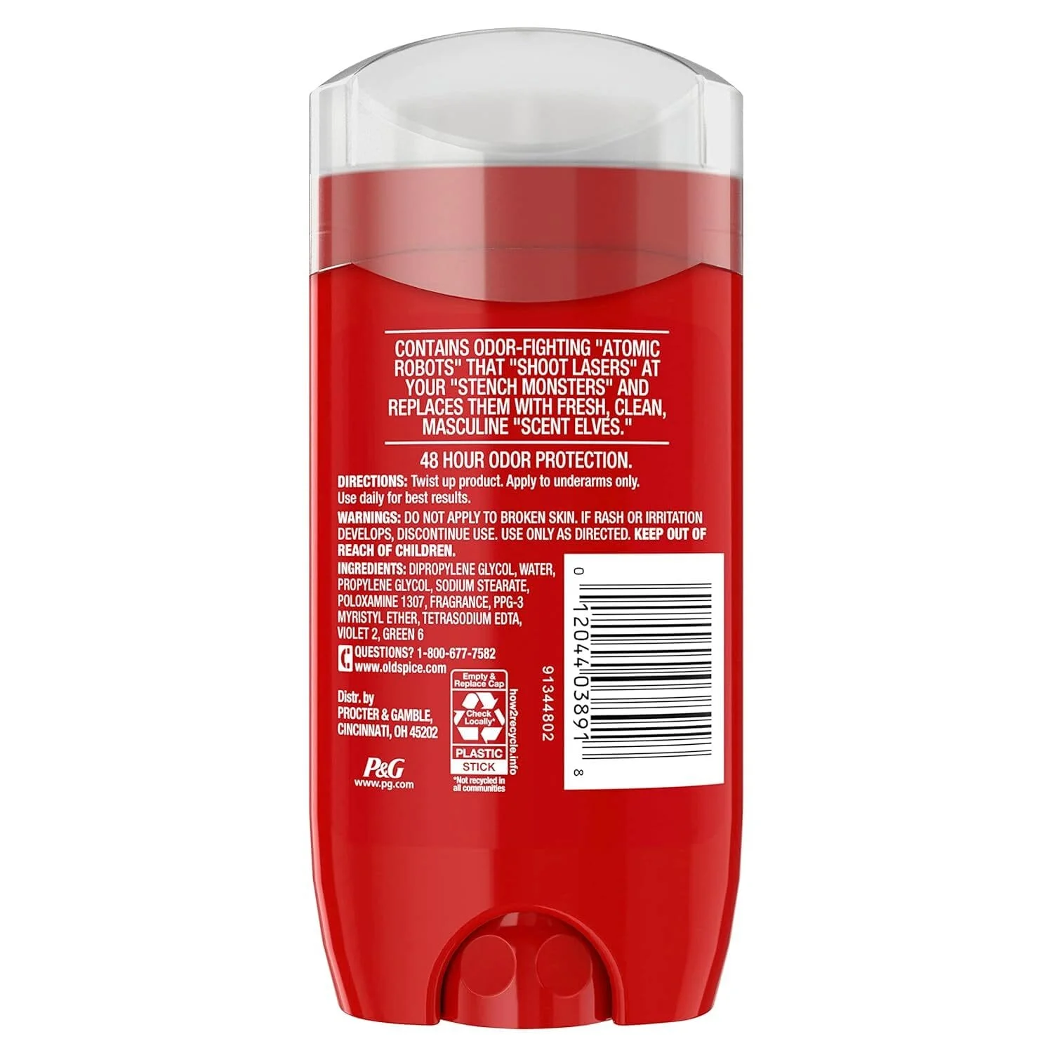 美國 Old Spice 無鋁除臭劑 男士專用，高耐力，24/7汗臭防護，止汗運動香型，85g (3.0盎司) 💪🛡️ - 圖片 1