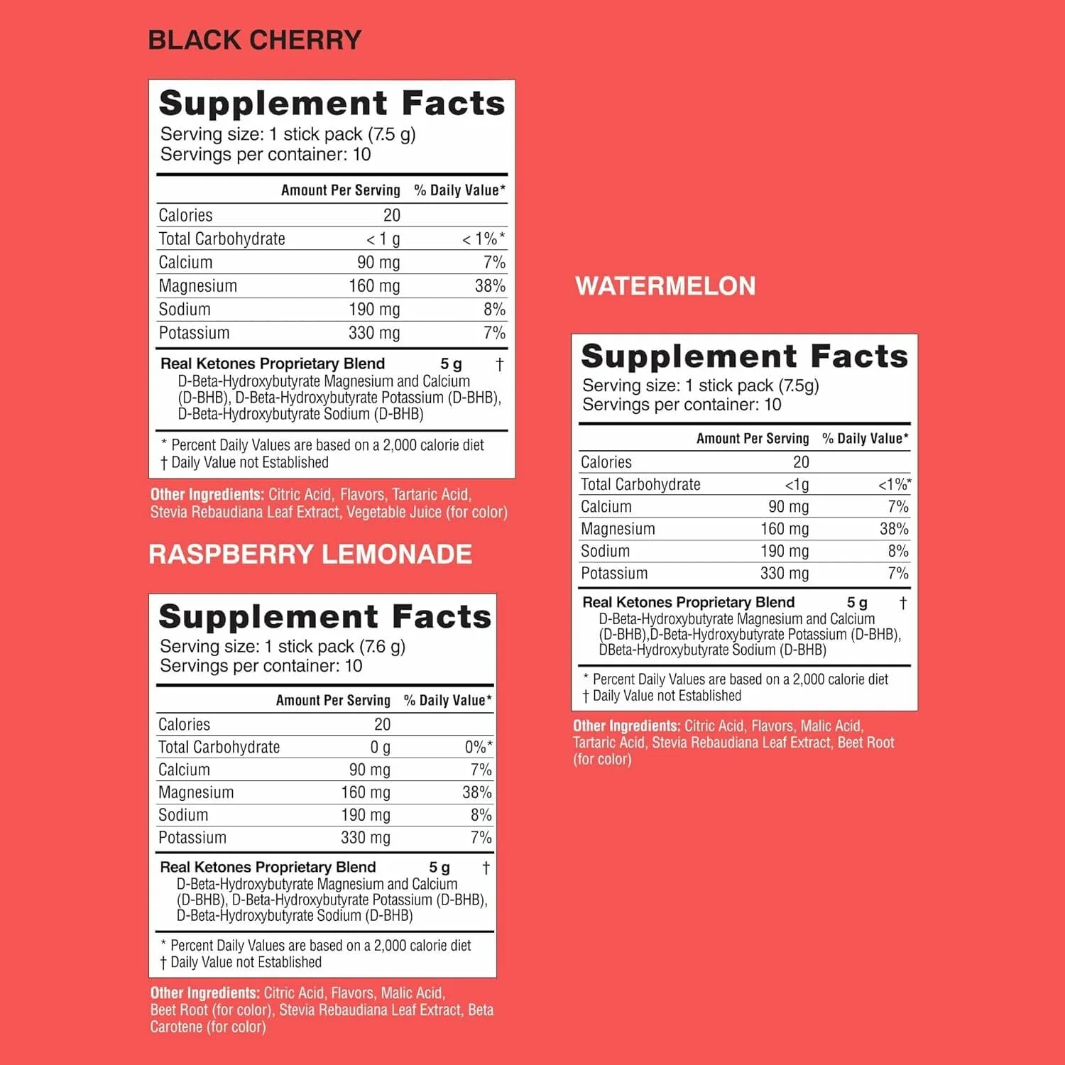 Real Ketones BHB Exogenous Ketones Drink Mix - Image 1