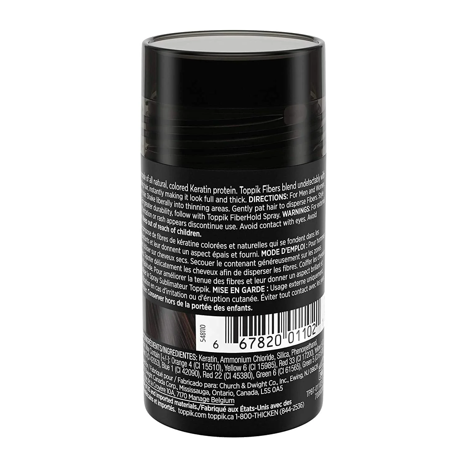 美國 Toppik (深啡色) 頂豐增髪纖維 12g/0.42oz 裝 - 圖片 9