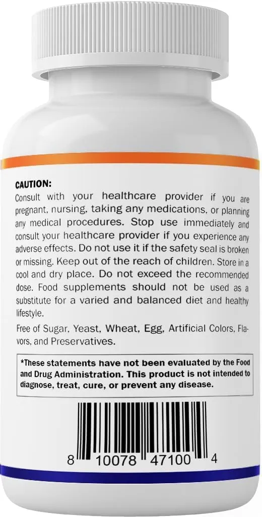 Vitamatic 超高濃度生物素 Biotin 20,000 mcg ＋ 水解角蛋白護髮護甲膠囊（120粒膠囊 | 4個月份量） - 圖片 3